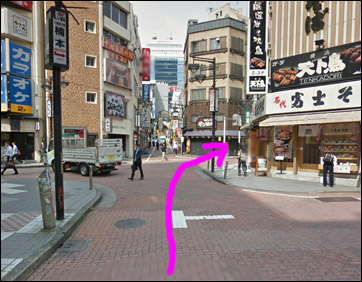 キラリ渋谷本店への行き方その2